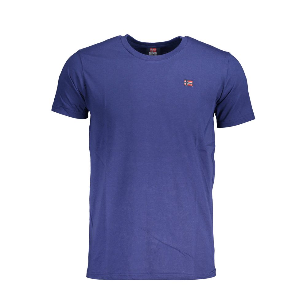 Norway 1963 Blu Baumwoll-T-Shirt für Herren