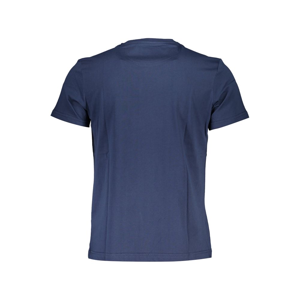 La Martina Blu Baumwoll-T-Shirt für Herren