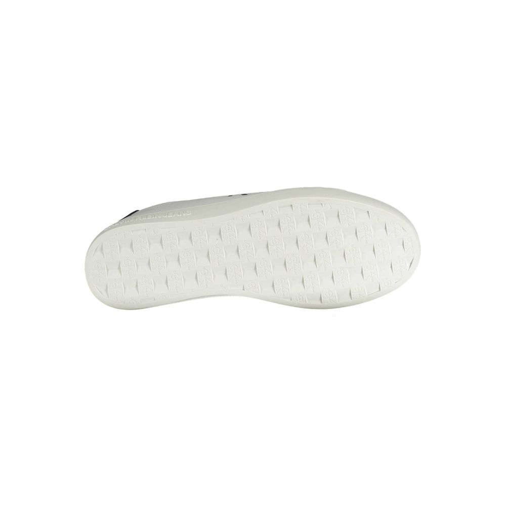 Calvin Klein Weiß Recyceltes Polyester Herren Sneaker