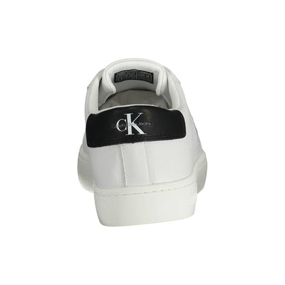 Calvin Klein Weiß Recyceltes Polyester Herren Sneaker