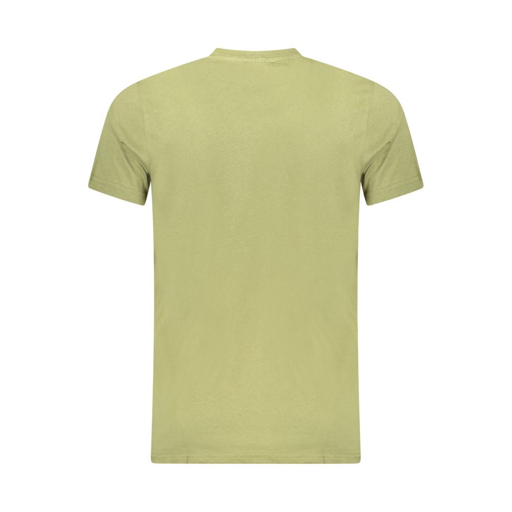 Cavalli Class Verde Baumwoll-T-Shirt für Herren