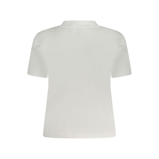 Calvin Klein Weißes T-Shirt aus Baumwolle für Frauen