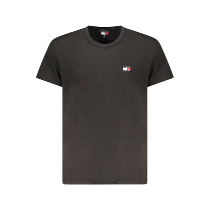 Tommy Hilfiger Baumwoll-T-Shirt in Schwarz