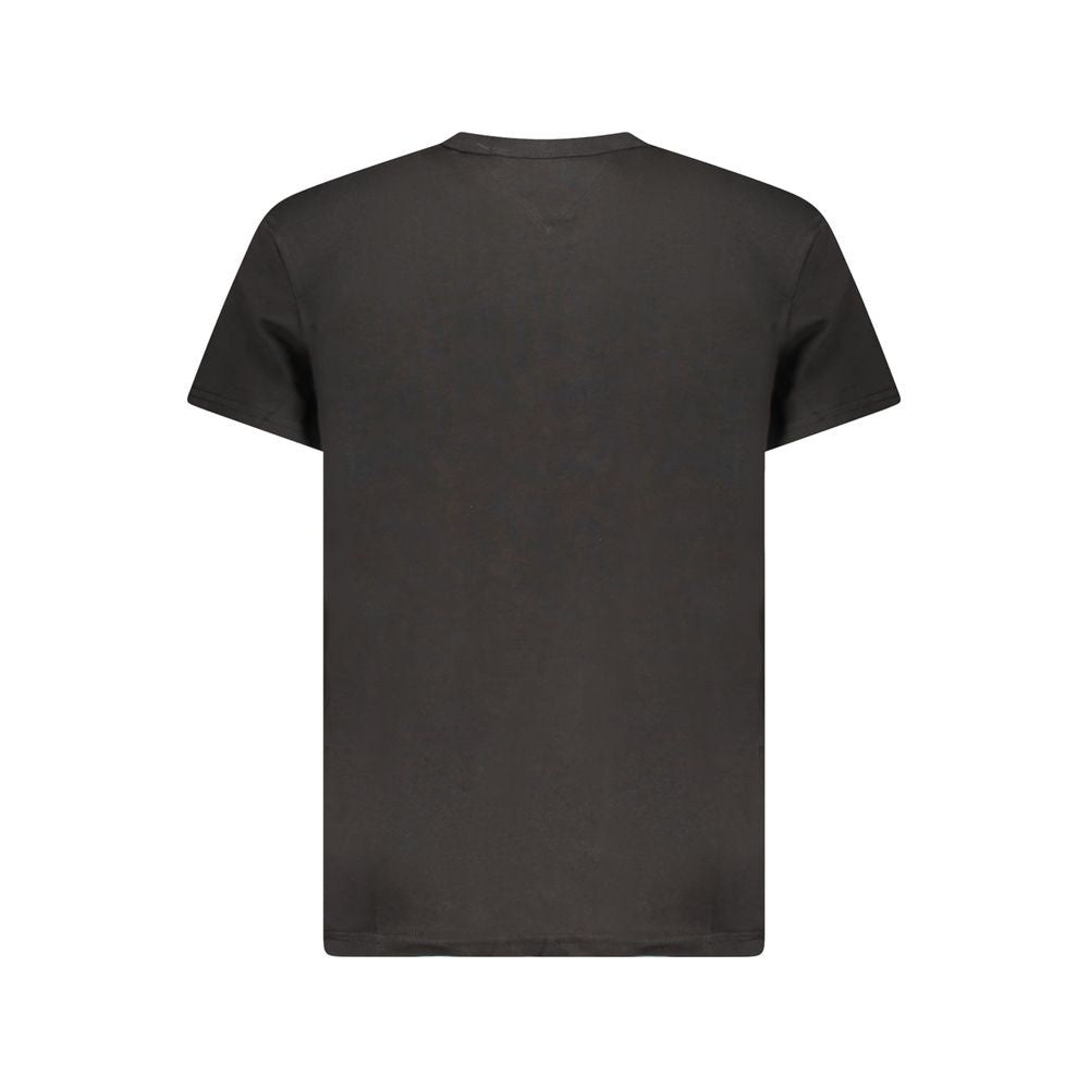 Tommy Hilfiger Baumwoll-T-Shirt in Schwarz