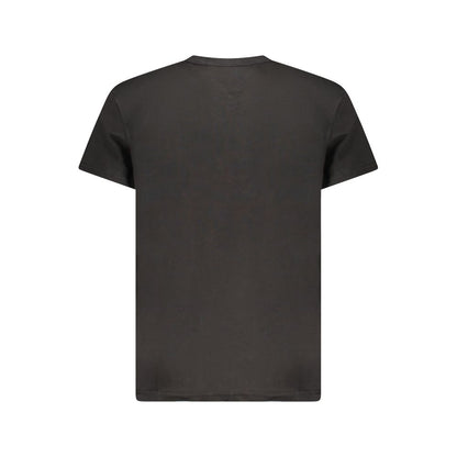 Tommy Hilfiger Baumwoll-T-Shirt in Schwarz
