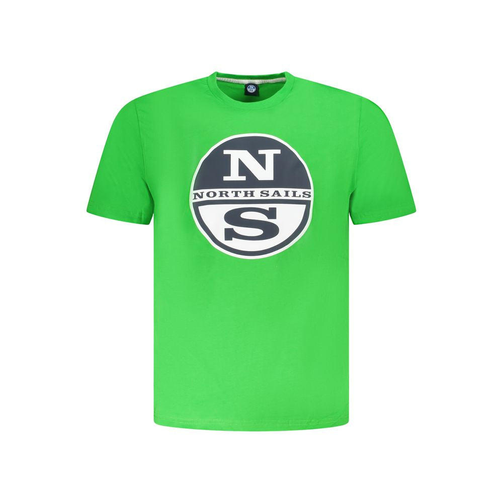 North Sails Herren-T-Shirt aus Verde-Baumwolle