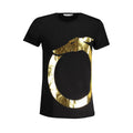 Trussardi Schwarzes Baumwoll-T-Shirt für Herren