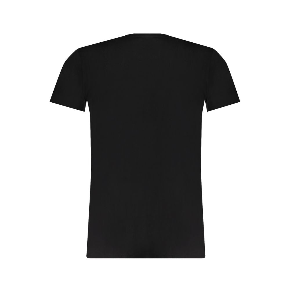 Trussardi Schwarzes Baumwoll-T-Shirt für Herren