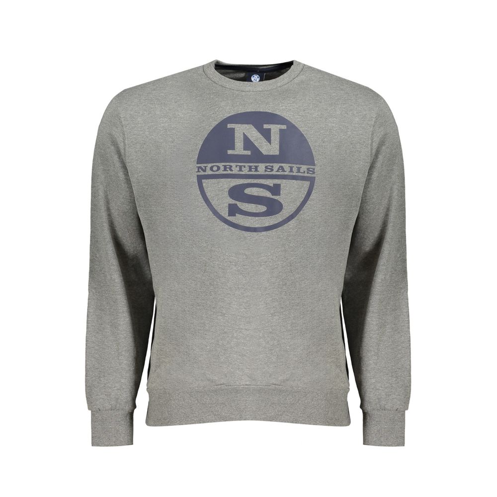 North Sails Men's Grey Cotton Jumper
