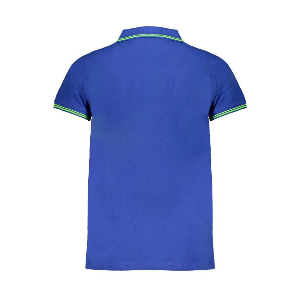 Norway 1963 Blu Cotton Herren Poloshirt
