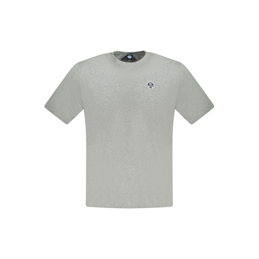 North Sails Grigio Baumwoll-T-Shirt für Herren