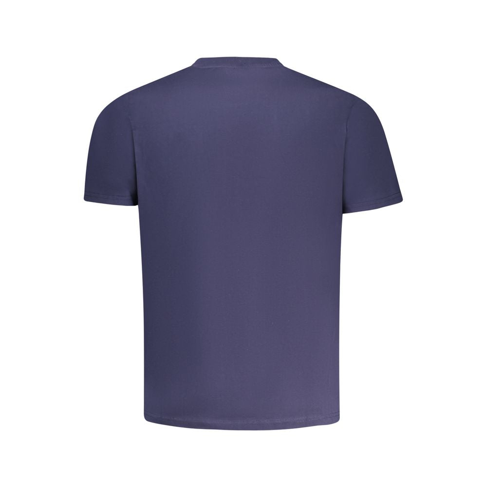 North Sails Blu Baumwoll-T-Shirt für Herren