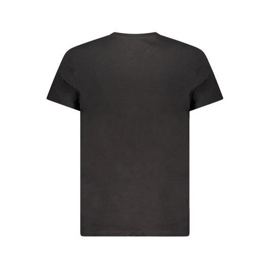 Tommy Hilfiger Baumwoll-T-Shirt in Schwarz