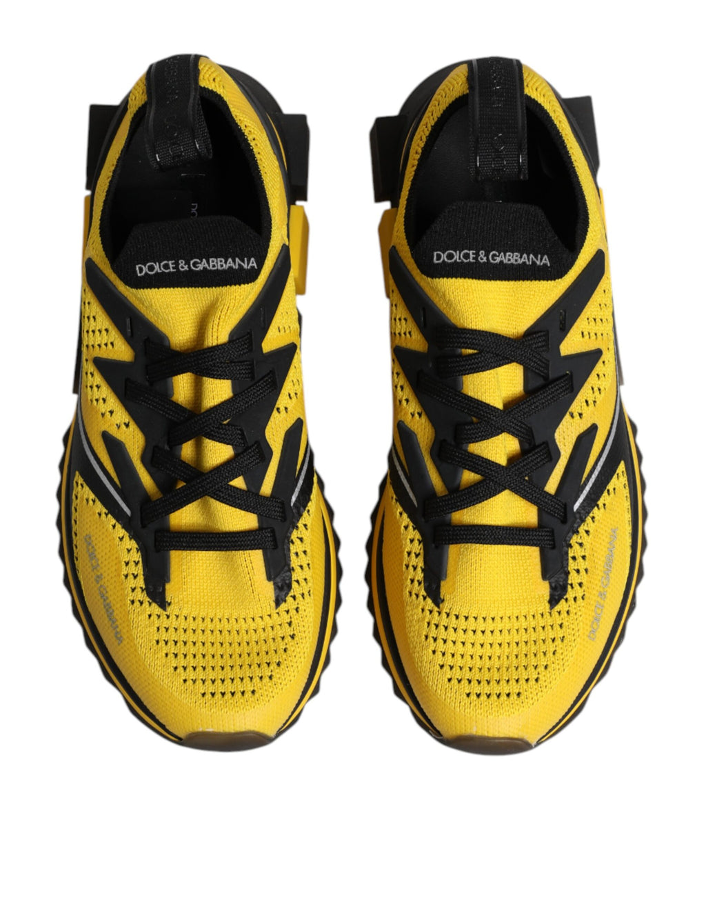 Dolce & Gabbana Gelb SORRENTO Sport Stretch Turnschuhe Schuhe