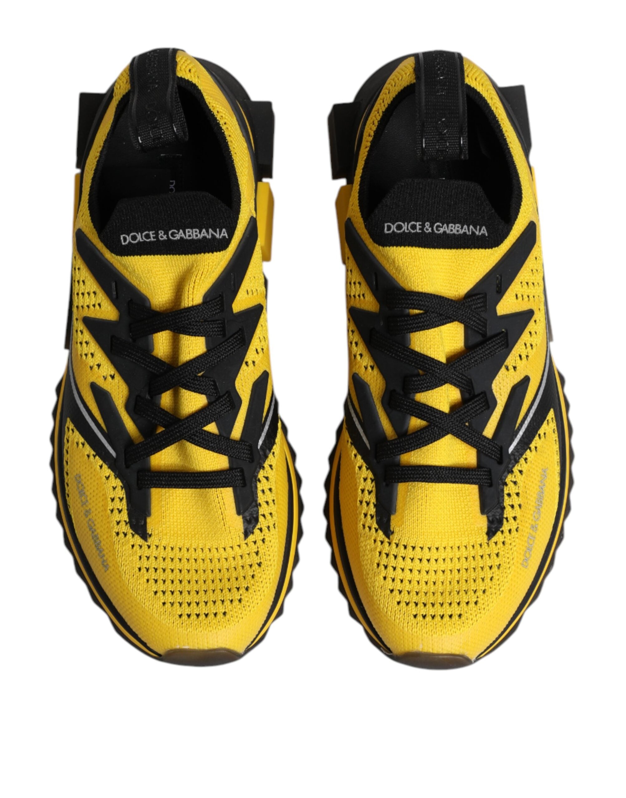 Dolce & Gabbana Gelb SORRENTO Sport Stretch Turnschuhe Schuhe