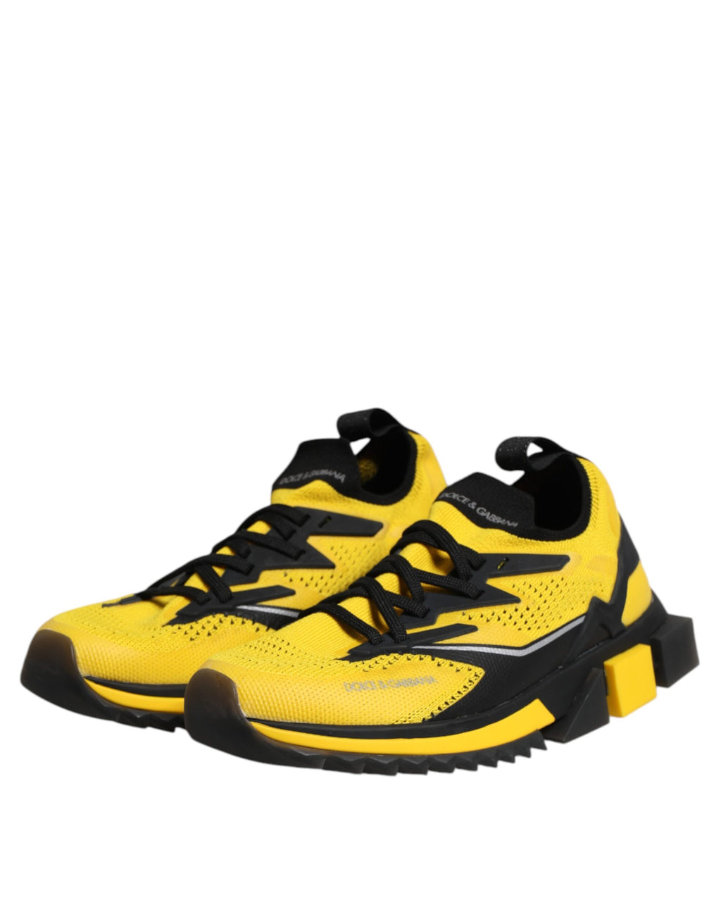 Dolce & Gabbana Gelb SORRENTO Sport Stretch Turnschuhe Schuhe