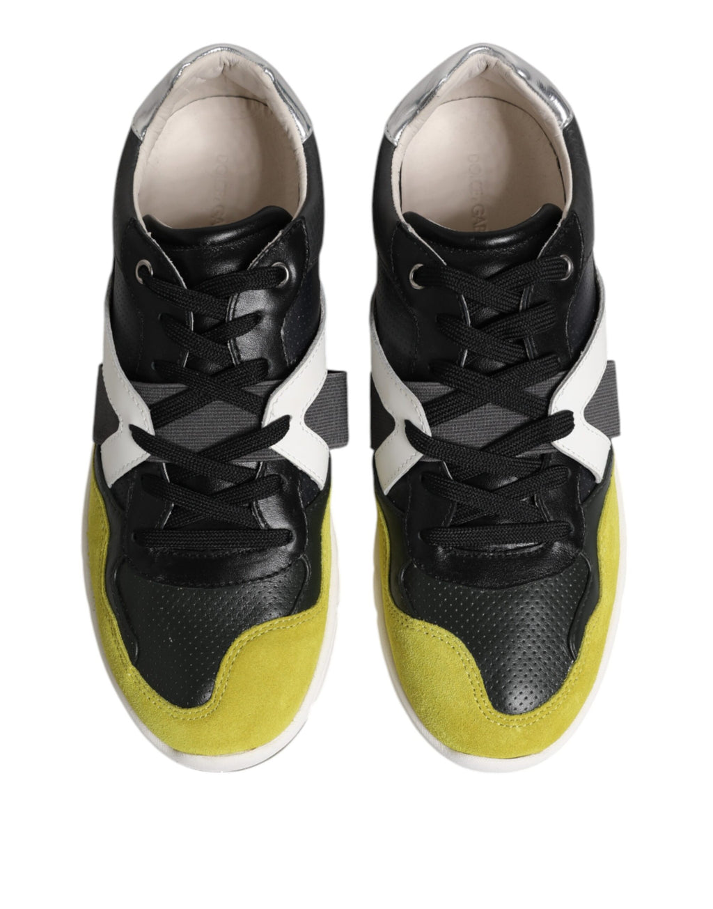 Dolce & Gabbana Multicolor Lace Up Low Top Men's Sneakers Shoes