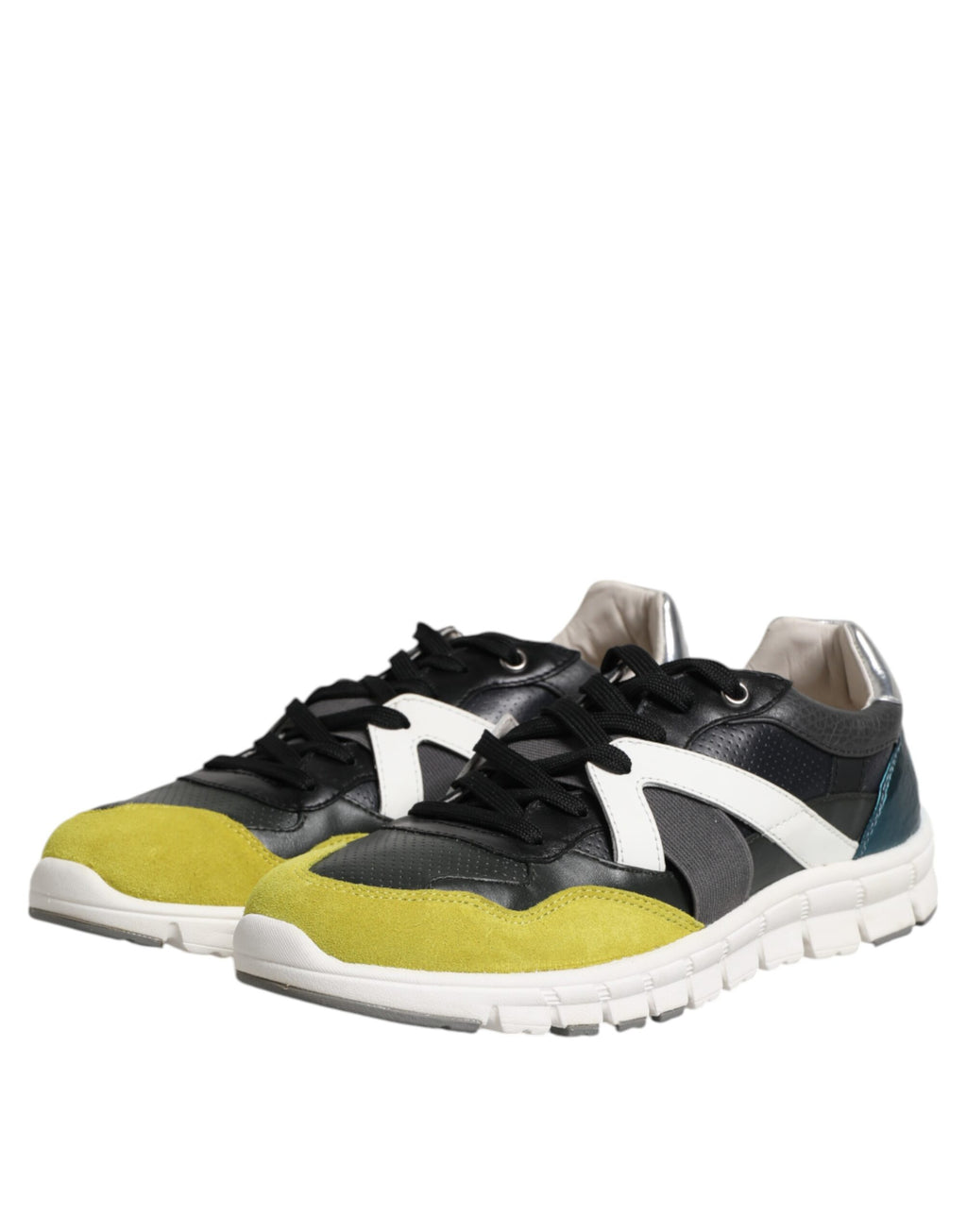 Dolce & Gabbana Multicolor Lace Up Low Top Men's Sneakers Shoes