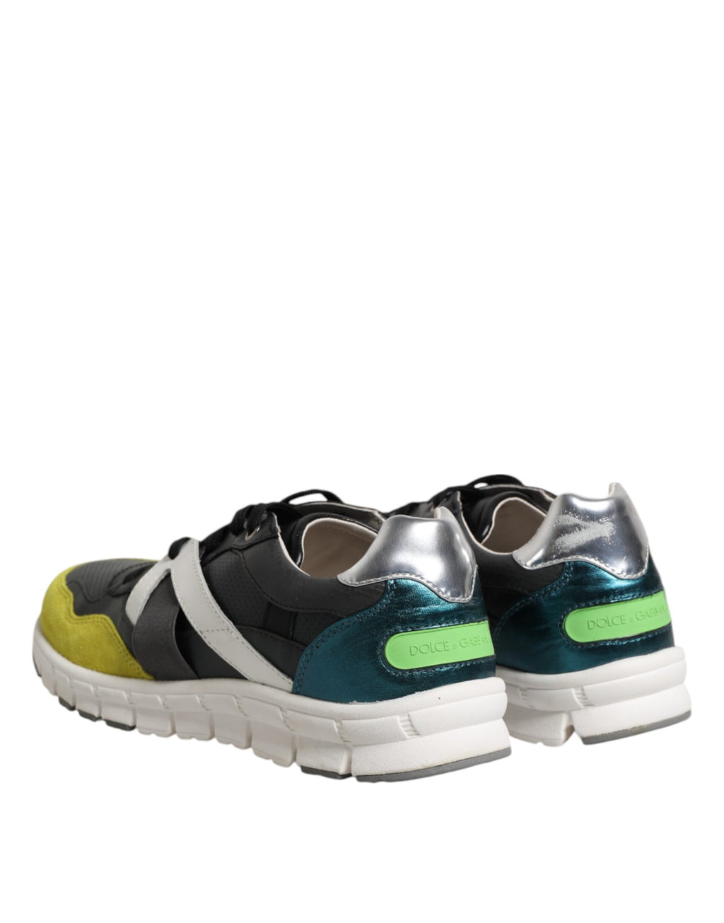 Dolce & Gabbana Multicolor Lace Up Low Top Men's Sneakers Shoes