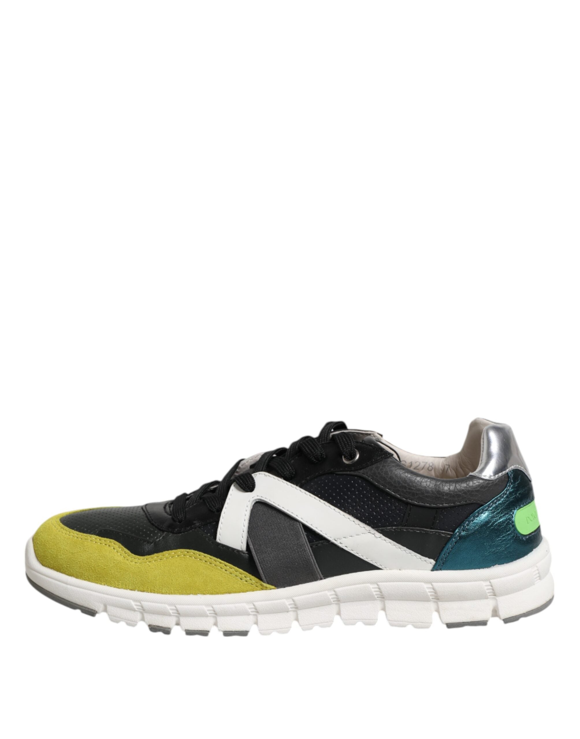 Dolce & Gabbana Multicolor Lace Up Low Top Men's Sneakers Shoes