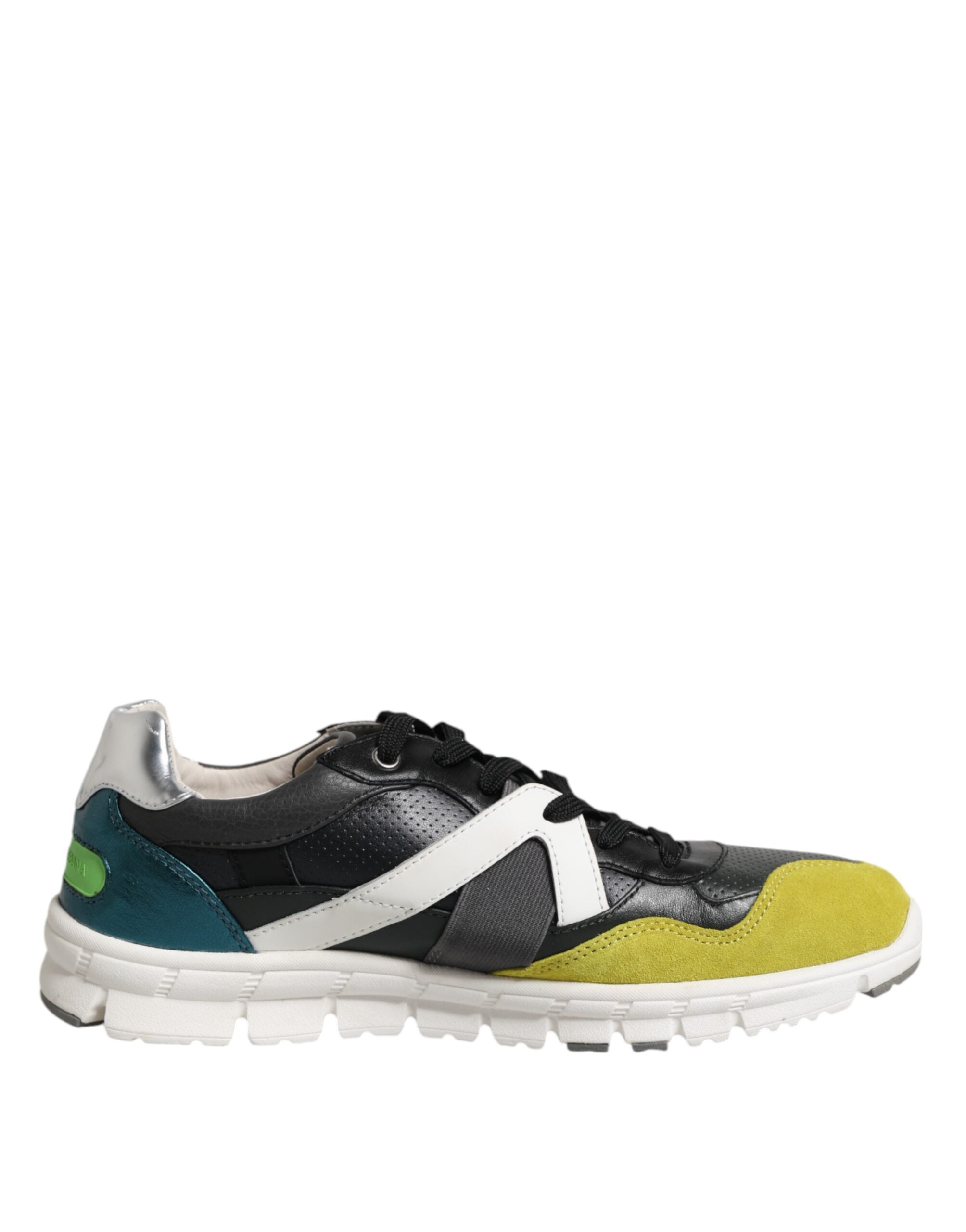 Dolce & Gabbana Multicolor Lace Up Low Top Men's Sneakers Shoes