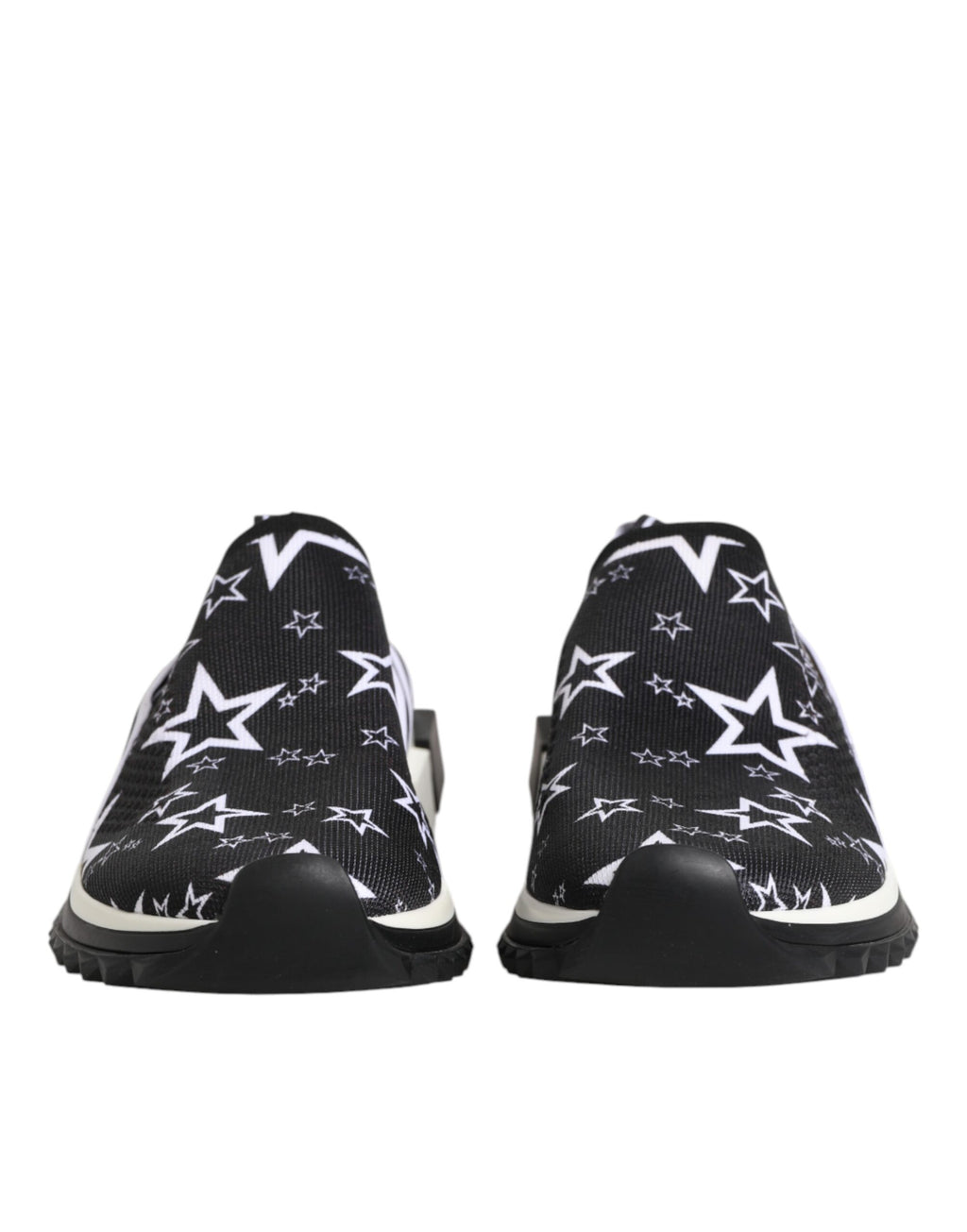 Dolce & Gabbana Schwarz Weiß Sorrento Low Top Sneakers Schuhe