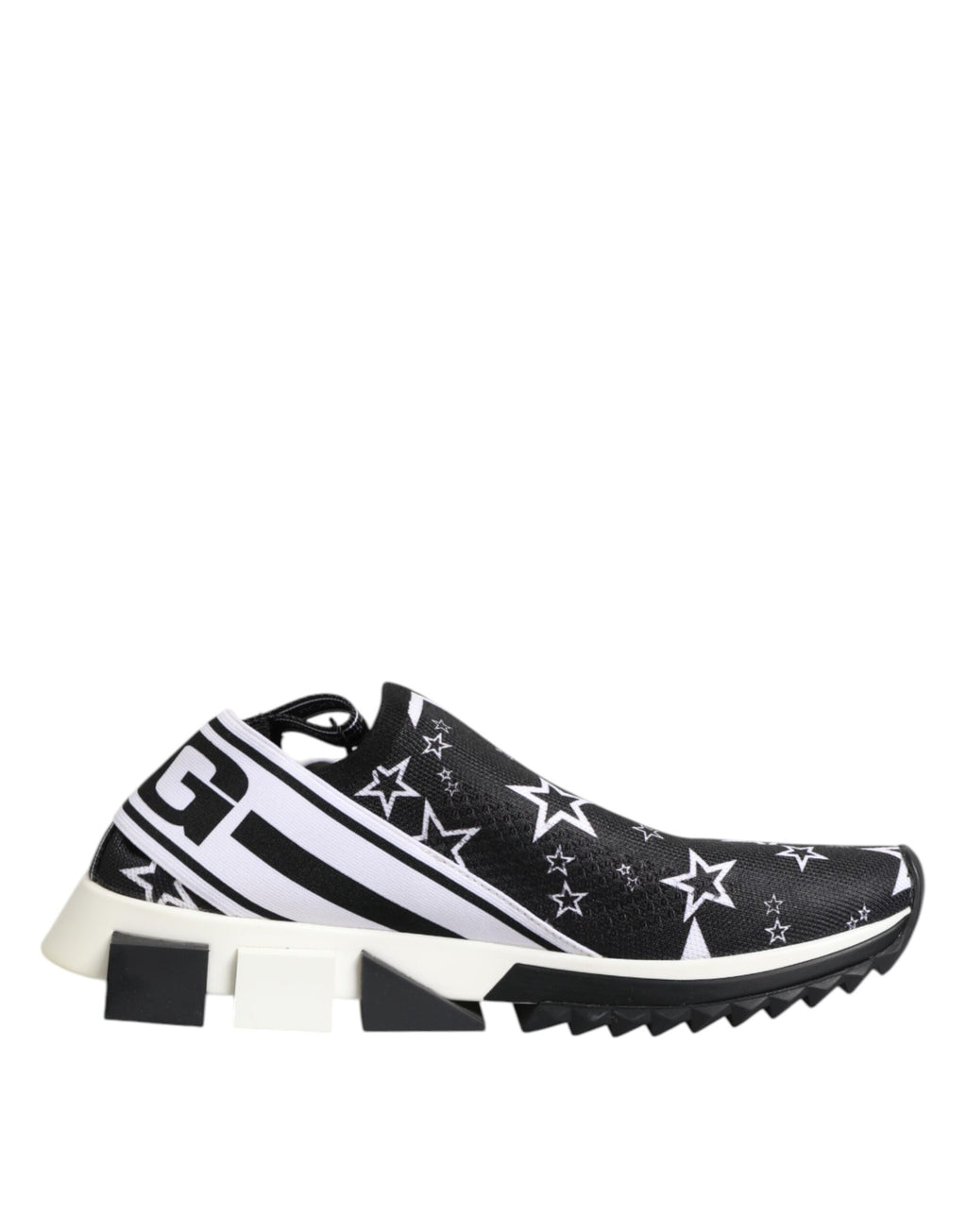 Dolce & Gabbana Schwarz Weiß Sorrento Low Top Sneakers Schuhe