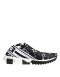 Dolce & Gabbana Schwarz Weiß Sorrento Low Top Sneakers Schuhe