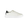 Calvin Klein Schlichte weiße Sneakers mit kontrastierenden Akzenten