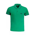Cavalli Class Grünes Polohemd aus Baumwolle