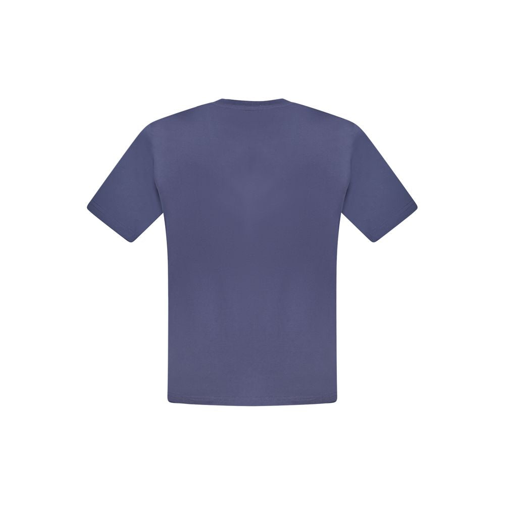 North Sails Blu Baumwoll-T-Shirt für Herren
