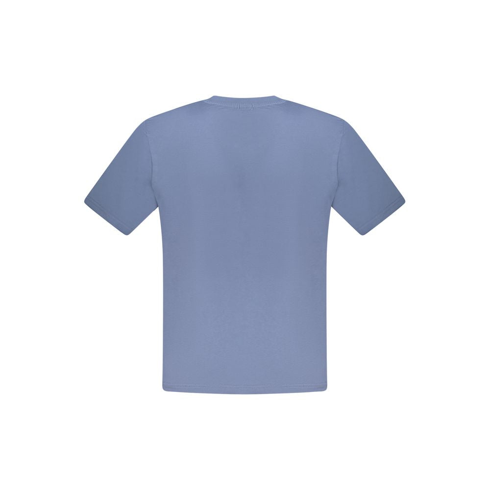North Sails Blu Baumwoll-T-Shirt für Herren