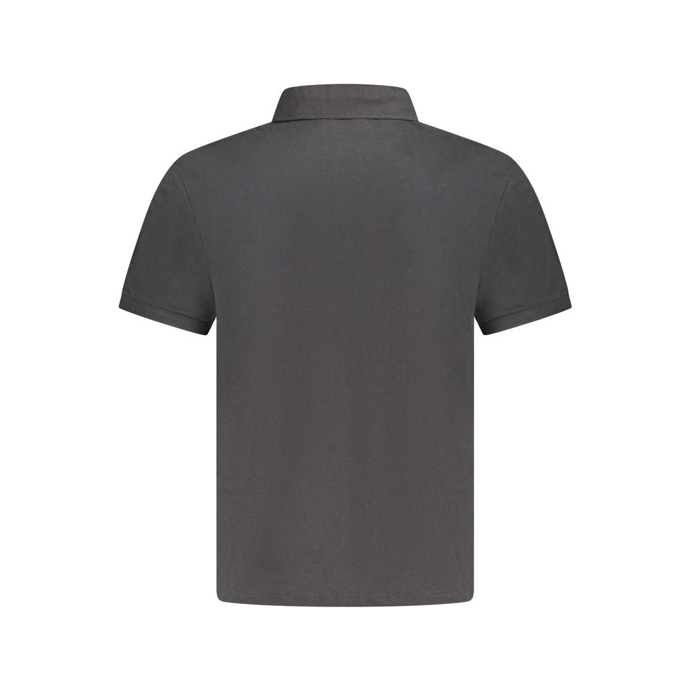 North Sails Schwarzes Herren-Poloshirt aus Baumwolle