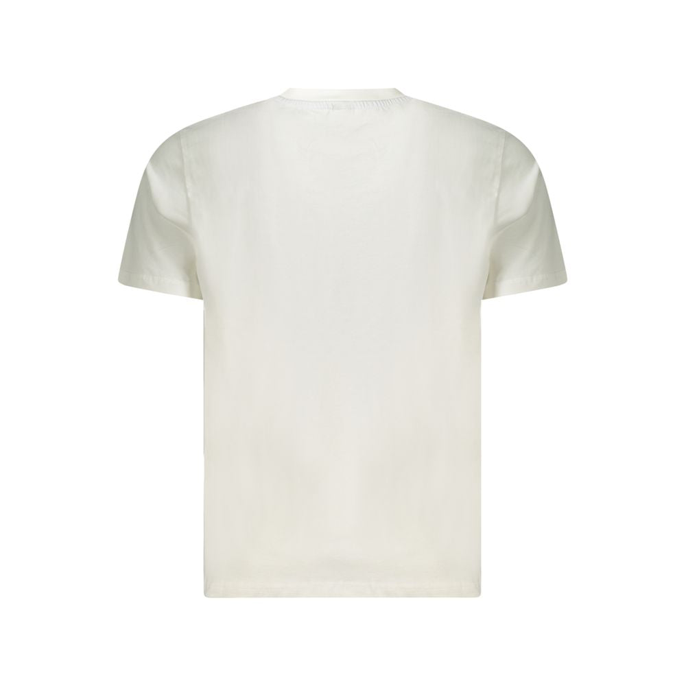 North Sails Bianco Baumwoll-T-Shirt für Herren