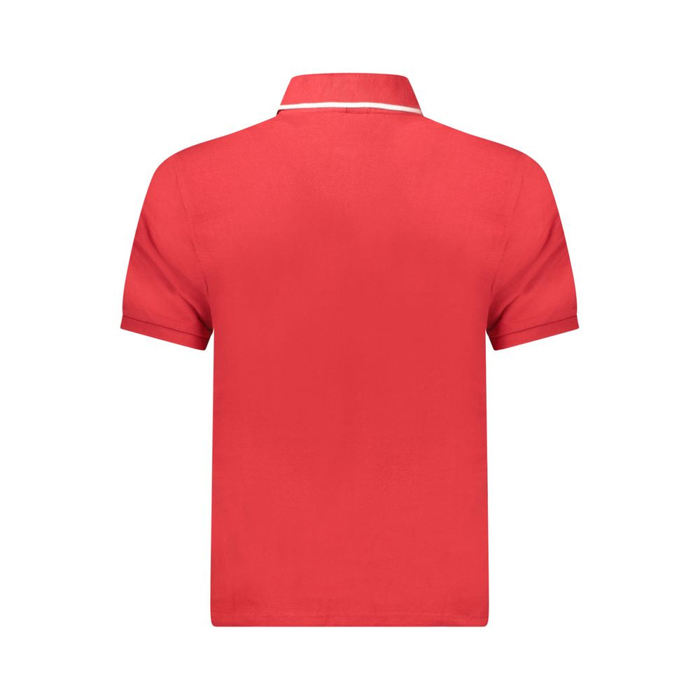 North Sails Rotes Baumwoll-Poloshirt