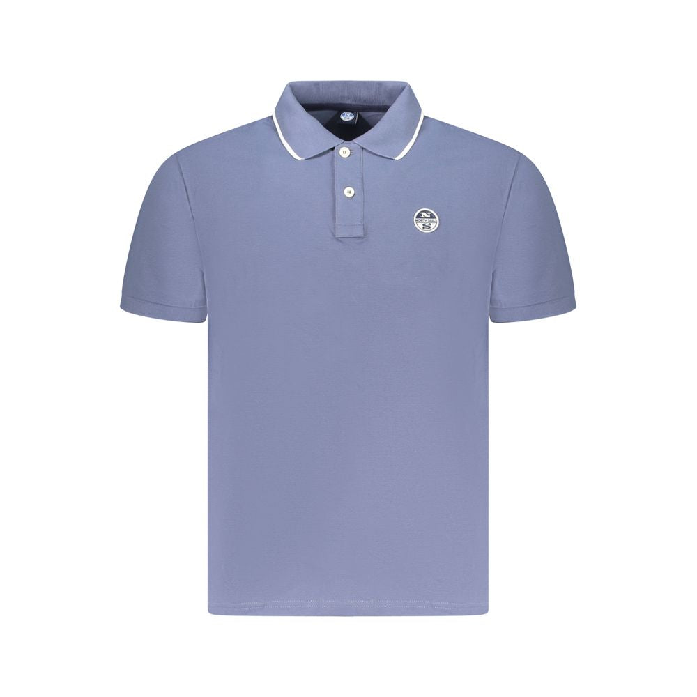 North Sails Blu Cotton Herren Poloshirt
