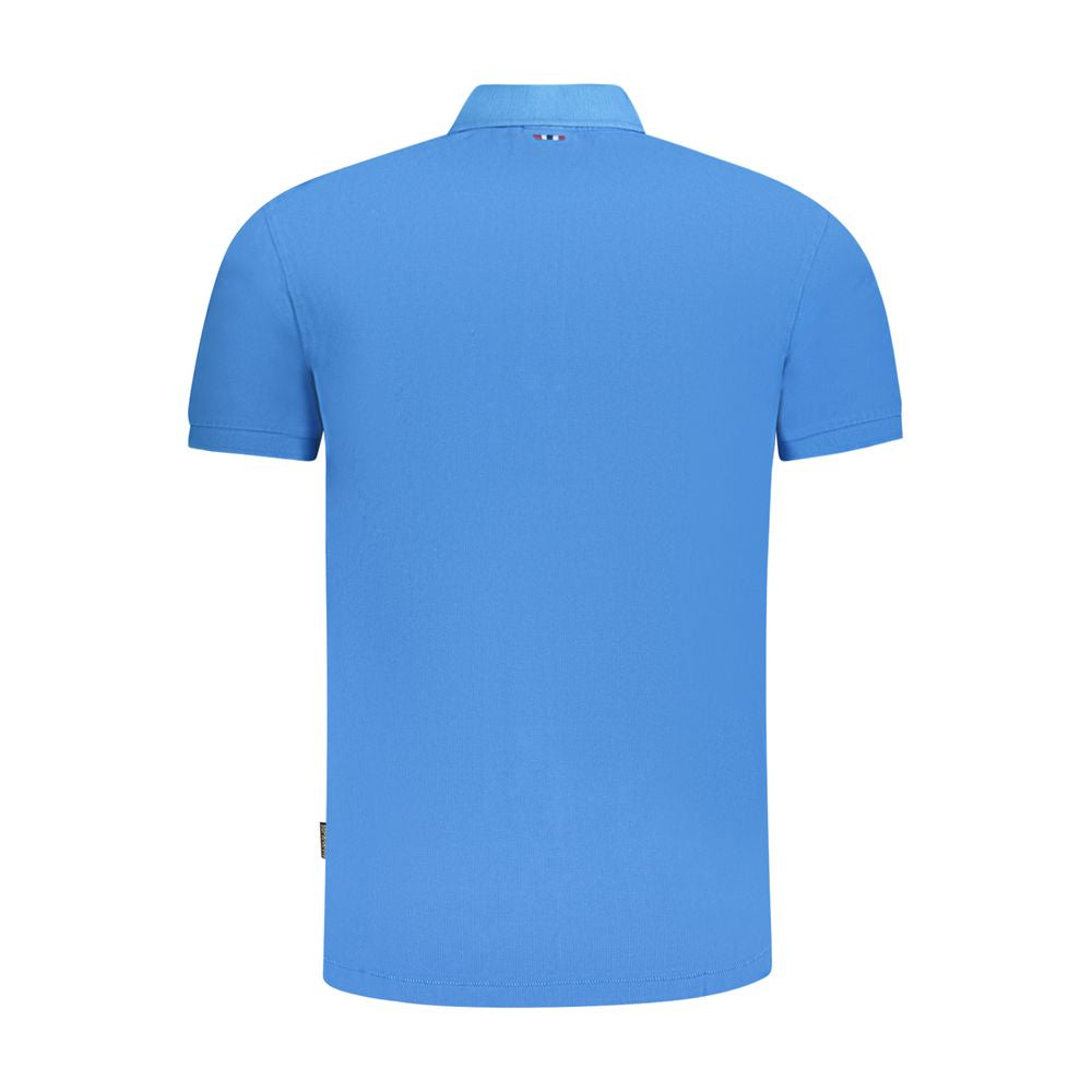 Napapijri Cotton Polo Shirt in Blue
