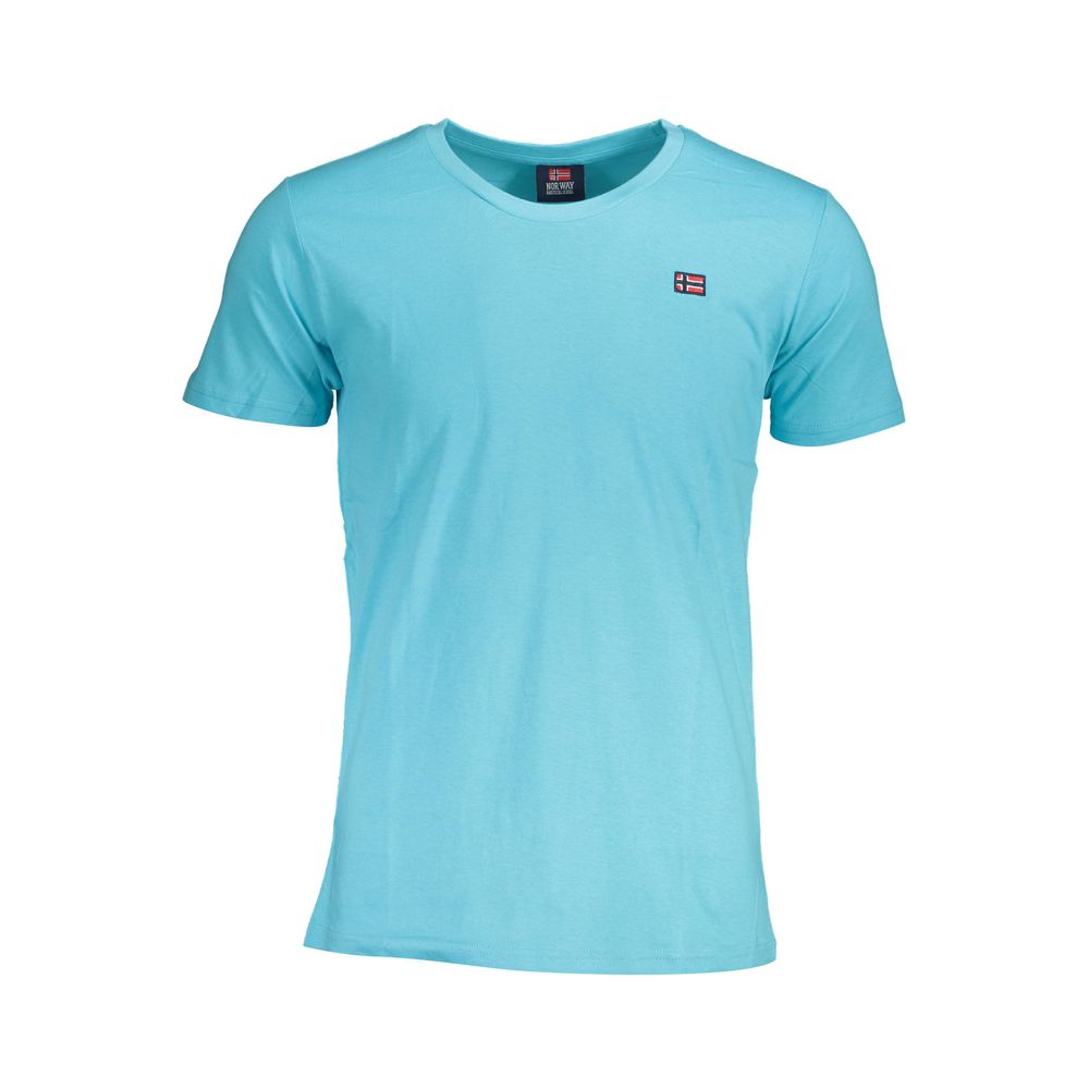 Norway 1963 Azzurro Baumwoll-T-Shirt für Herren