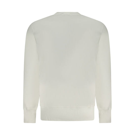 Calvin Klein Weißer Baumwollpullover für Männer