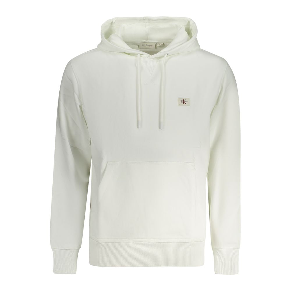 Calvin Klein Baumwoll-Sweatshirt in Weiß