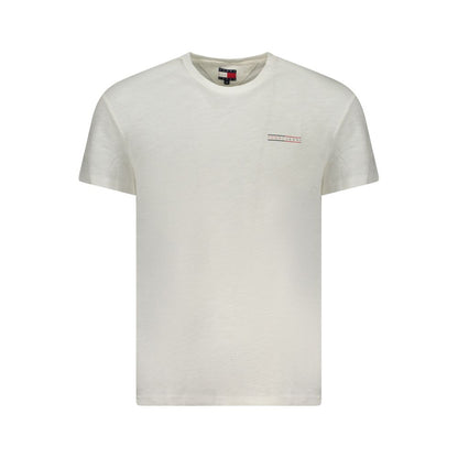 Tommy Hilfiger Baumwoll-T-Shirt in Weiß