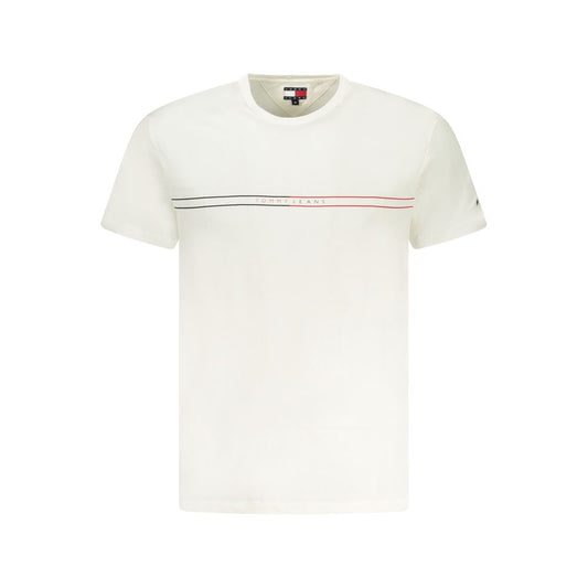 Tommy Hilfiger Baumwoll-T-Shirt in Weiß