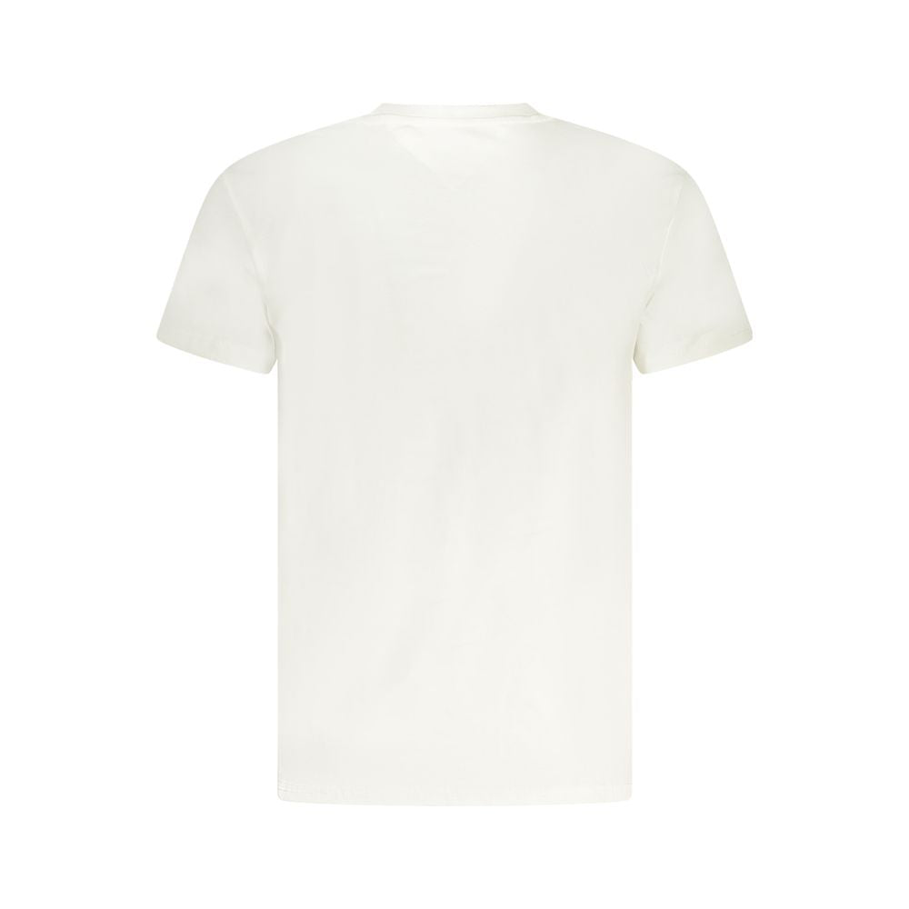 Tommy Hilfiger Weißes Baumwoll-T-Shirt für Herren