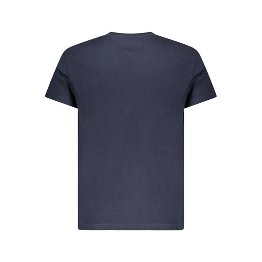 Tommy Hilfiger Baumwoll-T-Shirt in Blau