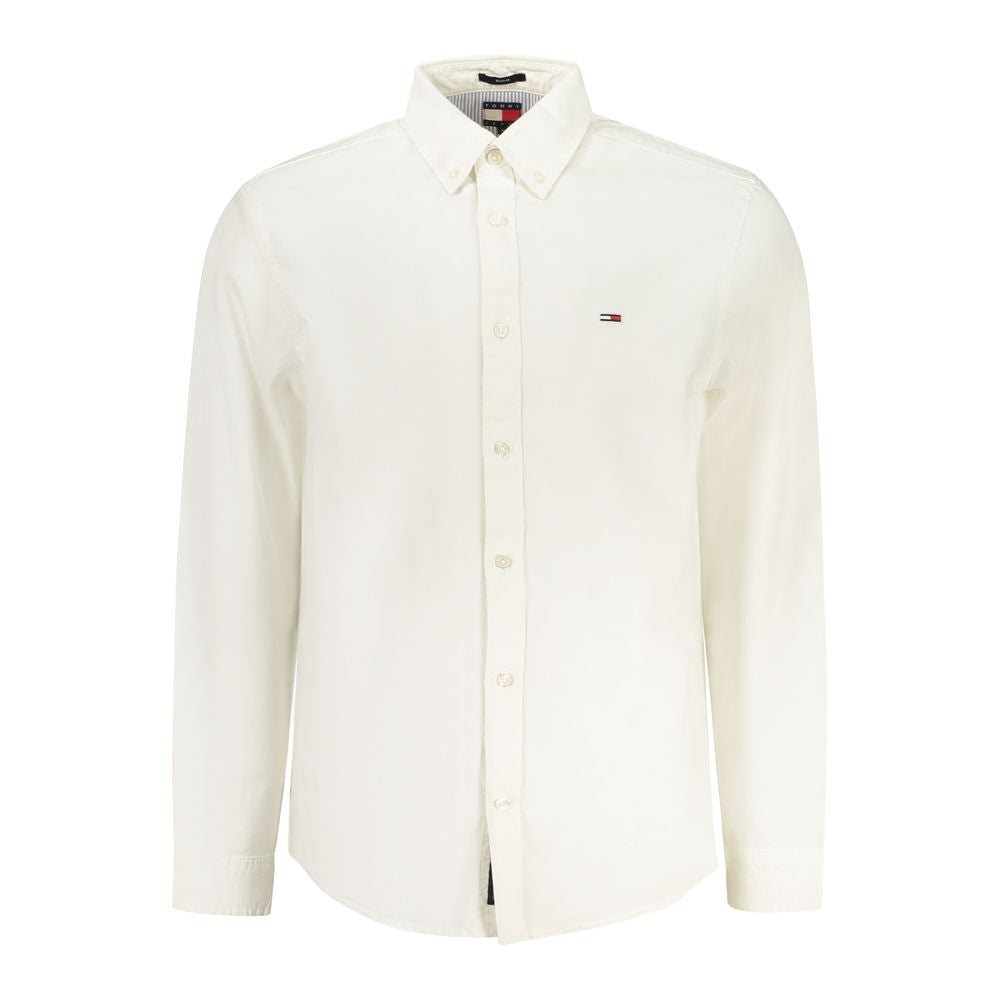 Tommy Hilfiger Weißes Baumwollhemd für Herren