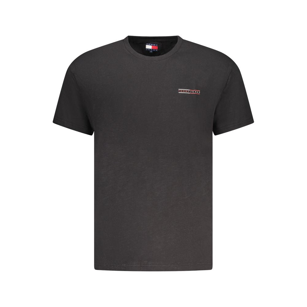 Tommy Hilfiger Schwarzes Baumwoll-T-Shirt