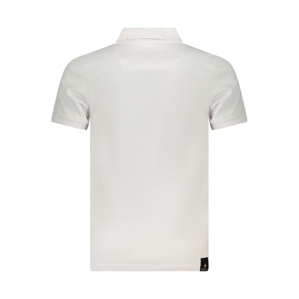 Accademia Militare Weißes Herren-Poloshirt aus Baumwolle