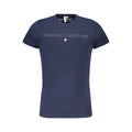 Accademia Militare Blu Baumwoll-T-Shirt für Herren