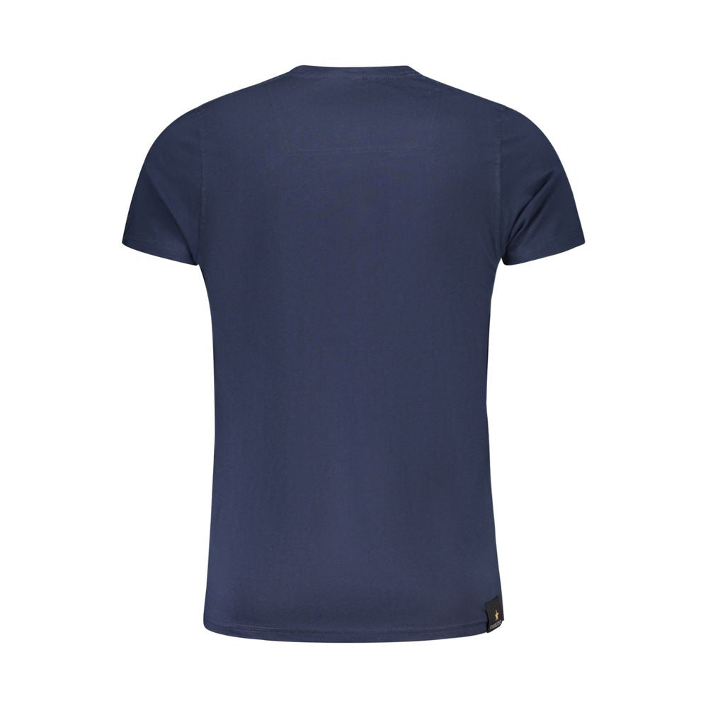Accademia Militare Blu Baumwoll-T-Shirt für Herren