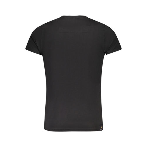 Accademia Militare Schwarzes T-Shirt aus Baumwolle